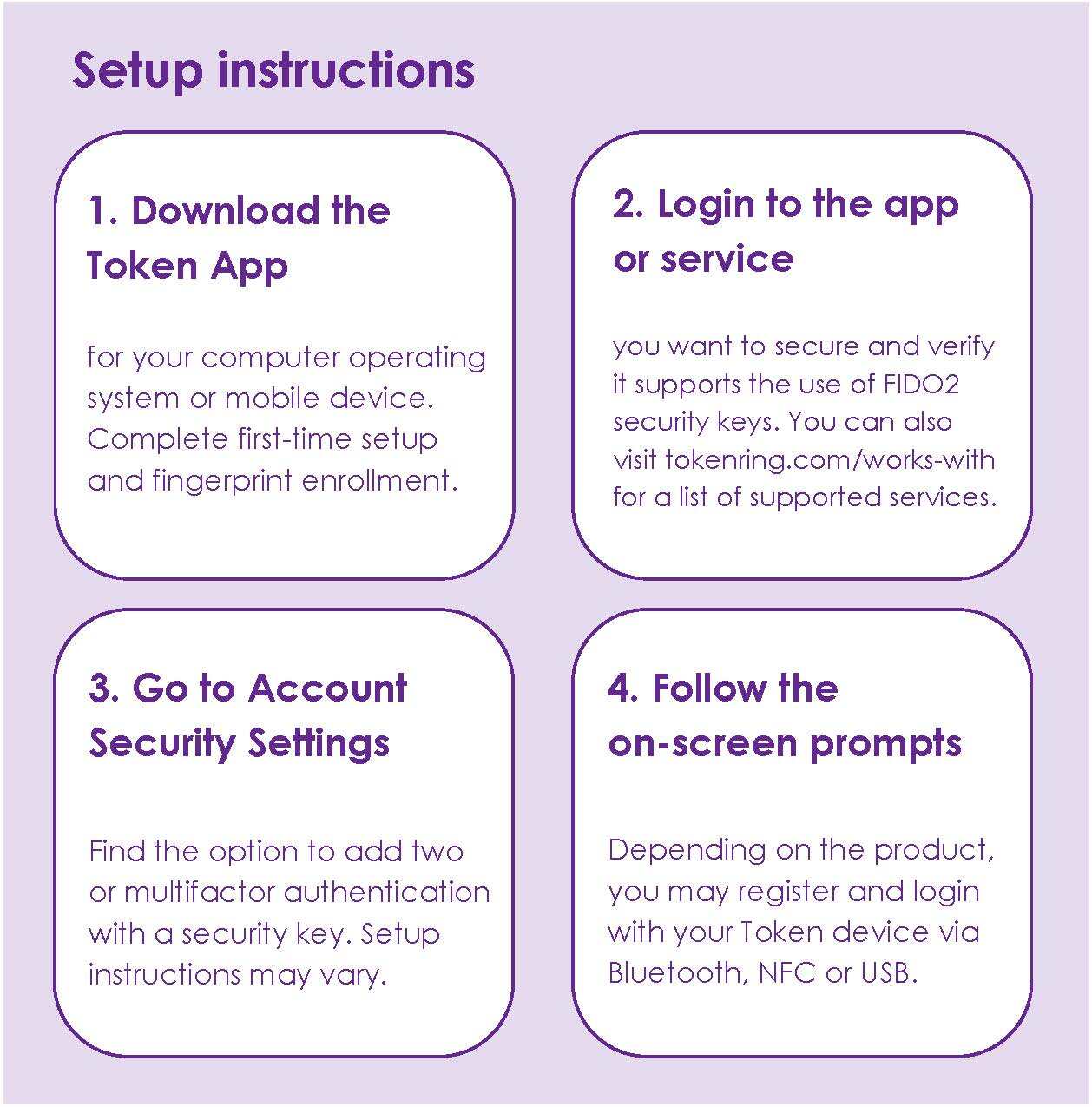 Token BioStick Plus (BLE, NFC et USB)