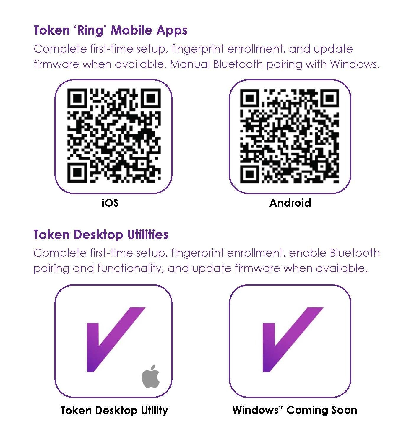 Token Ring (BLE, NFC & USB)